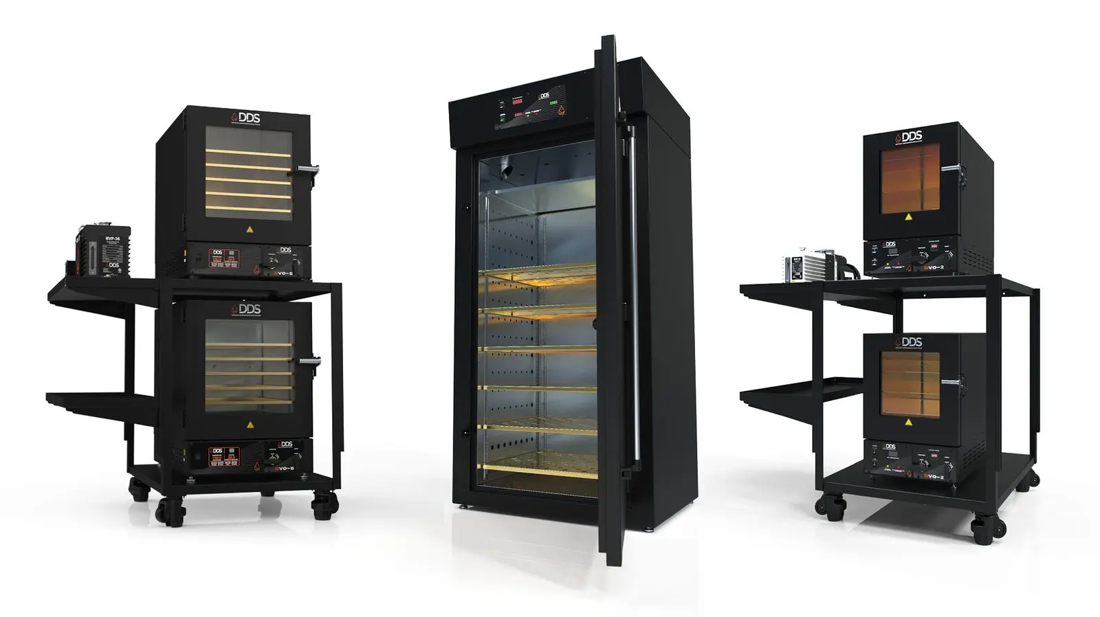 DDS vacuum ovens and dry oven lineup
